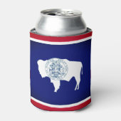 Rafraîchisseur Pour Canette Drapeau du Wyoming (Can devant)