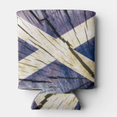 Rafraîchisseur Pour Canette Drapeau écossais - Bois de tronc d'arbre (Dos)