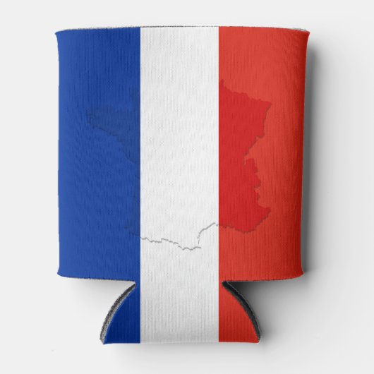 Rafraîchisseur Pour Canette drapeau français (Devant)