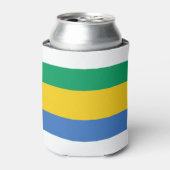 Rafraîchisseur Pour Canette Drapeau Gabon (Can devant)