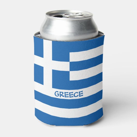 Rafraîchisseur Pour Canette Drapeau grec (Can devant)
