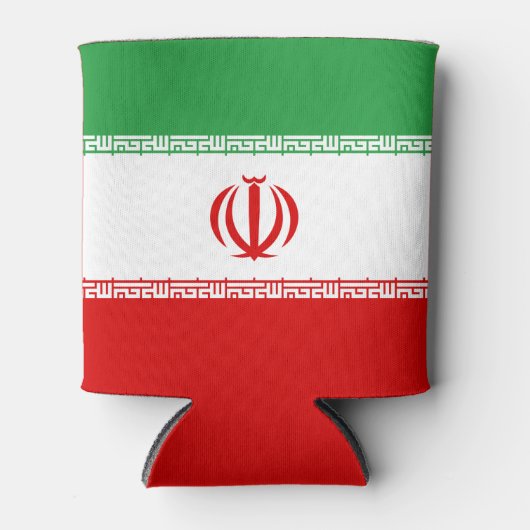 Rafraîchisseur Pour Canette Drapeau Iran (Devant)