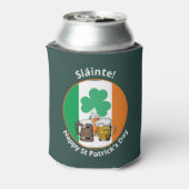 Rafraîchisseur Pour Canette Drapeau irlandais Jour de la Saint Patrick (Can Dos)