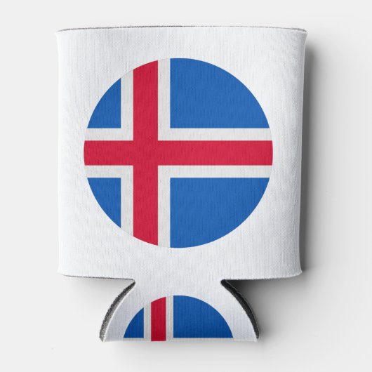 Rafraîchisseur Pour Canette Drapeau Islande (Devant)