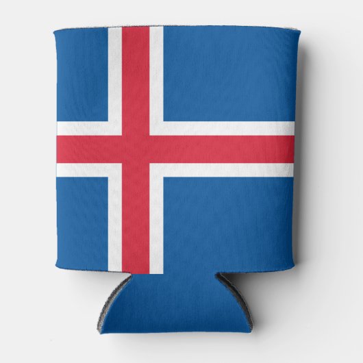 Rafraîchisseur Pour Canette Drapeau Islande (Devant)