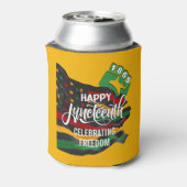 Rafraîchisseur Pour Canette Drapeau JUNETREENTH AJAUNE (Can Dos)