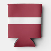 Rafraîchisseur Pour Canette Drapeau Lettonie (Devant)