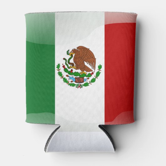 Rafraîchisseur Pour Canette Drapeau mexicain (Devant)