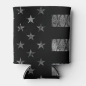 Rafraîchisseur Pour Canette Drapeau minuscule de pompier Red Line (Devant)