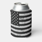 Rafraîchisseur Pour Canette Drapeau noir et blanc américain (Can Dos)