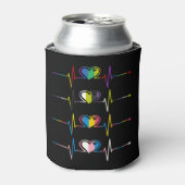 Rafraîchisseur Pour Canette Drapeau non binaire transgenre Pansexual (Can devant)