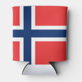 Rafraîchisseur Pour Canette Drapeau norvégien (Devant)