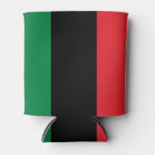 Rafraîchisseur Pour Canette Drapeau panafricain de l'UNIA (Devant)