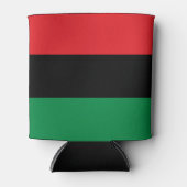 Rafraîchisseur Pour Canette Drapeau panafricain et Symbole de l'UNIA / fête (Devant)