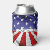 Rafraîchisseur Pour Canette Drapeau patriotique américain (Can devant)
