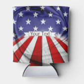 Rafraîchisseur Pour Canette Drapeau patriotique américain (Devant)