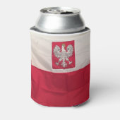 RAFRAÎCHISSEUR  POUR CANETTE DRAPEAU POLONAIS ET AIGLE PEUVENT COOLER (Can Dos)