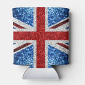 Rafraîchisseur Pour Canette Drapeau rouge bleu blanc brillant parties scintill (Dos)