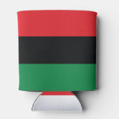 Rafraîchisseur Pour Canette Drapeau rouge, noir et vert (Dos)