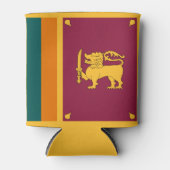 Rafraîchisseur Pour Canette Drapeau Sri Lanka (Devant)