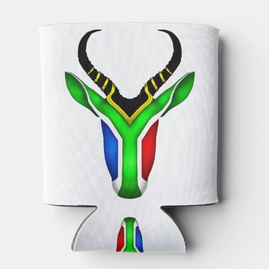 Rafraîchisseur Pour Canette Drapeau sud-africain springbok (Dos)