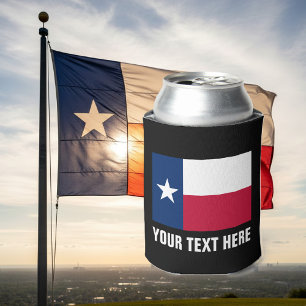 Rafraîchisseur Pour Canette Drapeau Texas peut refroidir Bouteille de bière