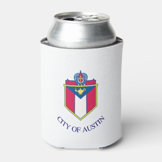 Rafraîchisseur Pour Canette Drapeau urbain d'Austin (Texas) (Can devant)
