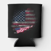 Rafraîchisseur Pour Canette Drapeau USA (Devant)