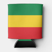 Rafraîchisseur Pour Canette Drapeau vert, or (jaune) et rouge (Devant)