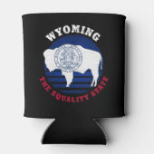 RAFRAÎCHISSEUR POUR CANETTE DRAPEAU WYOMOMING EQUALITY STATE (Dos)