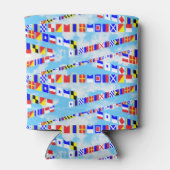 Rafraîchisseur Pour Canette Drapeaux de signalisation maritime (Dos)