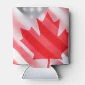 Rafraîchisseur Pour Canette Drapeaux du Canada et des États-Unis (Dos)