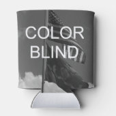 Rafraîchisseur Pour Canette Drapeaux en nuances de gris (Dos)