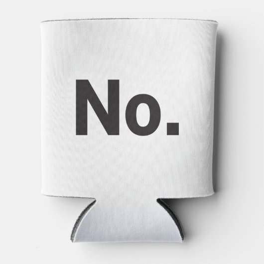 Rafraîchisseur Pour Canette Drink Koozy: No. (Devant)