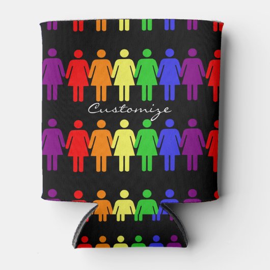 Rafraîchisseur Pour Canette droits des femmes LGBTQIA Thunder_Cove (Devant)