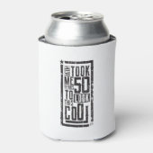 Rafraîchisseur Pour Canette Drôle 50E Anniversaire B-Day Cadeau Dit Âge 50 Ans (Can devant)