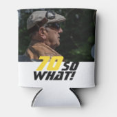 Rafraîchisseur Pour Canette Drôle 70 alors que Citer Photo 70e Anniversaire (Devant)