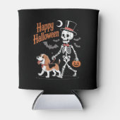 Rafraîchisseur Pour Canette Drôle Beagle Skeleton Chien Marche (Devant)