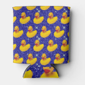 Rafraîchisseur Pour Canette Drôle Canards en caoutchouc Jaune Amoureux des ani (Devant)