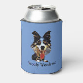 Rafraîchisseur Pour Canette Drôle Cartoon Bordure Collie Can Cooler (Can Dos)