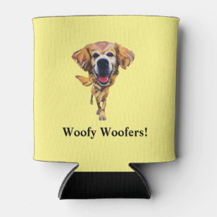 Rafraîchisseur Pour Canette Drôle Cartoon Golden Retriever Can Cooler