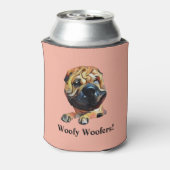 Rafraîchisseur Pour Canette Drôle Cartoon Shar Pei peut refroidir (Can Dos)