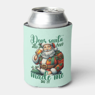 Rafraîchisseur Pour Canette Drôle cher Père Noël bière word art