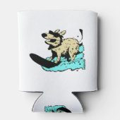 Rafraîchisseur Pour Canette Drôle chien de surf (Dos)
