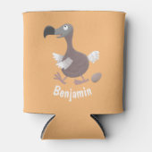 Rafraîchisseur Pour Canette Drôle dessin animé d'oiseau de dodo (Devant)