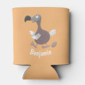 Rafraîchisseur Pour Canette Drôle dessin animé d'oiseau de dodo (Dos)