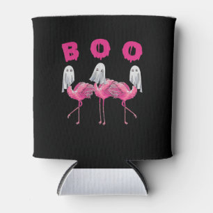 Rafraîchisseur Pour Canette Drôle Flamant rose fantôme Boo Halloween Costume