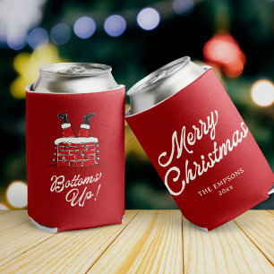 Rafraîchisseur Pour Canette Drôle Joyeux Noël Santa Cul Sec Friendmas