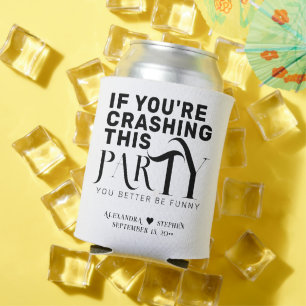 Rafraîchisseur Pour Canette Drôle Mariage Citation Mariage Faveur Boire