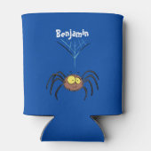 Rafraîchisseur Pour Canette Drôle mignon dessin animé d'araignée moelleuse (Dos)